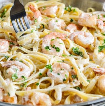 Shrimp Alfredo Pasta - Simply Home Cooked