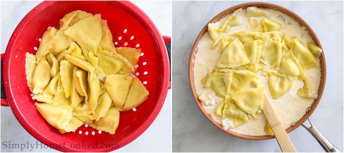 How To Make Chicken Ravioli Rilling Chicken and Cheese Ravioli - Simply Home Cooked