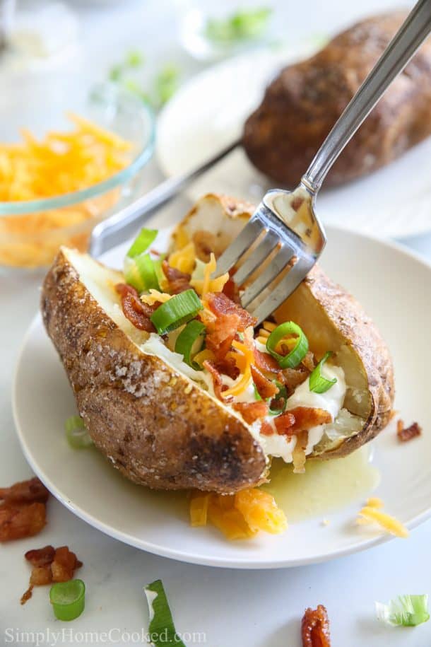 Air Fryer Baked Potato - Simply Home Cooked