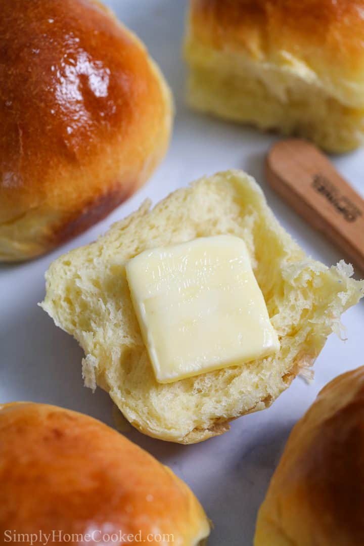 Super Soft Brioche Dinner Rolls Simply Home Cooked