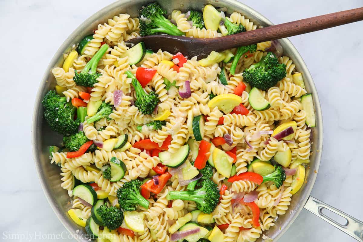 Easy Pasta Primavera - Simply Home Cooked