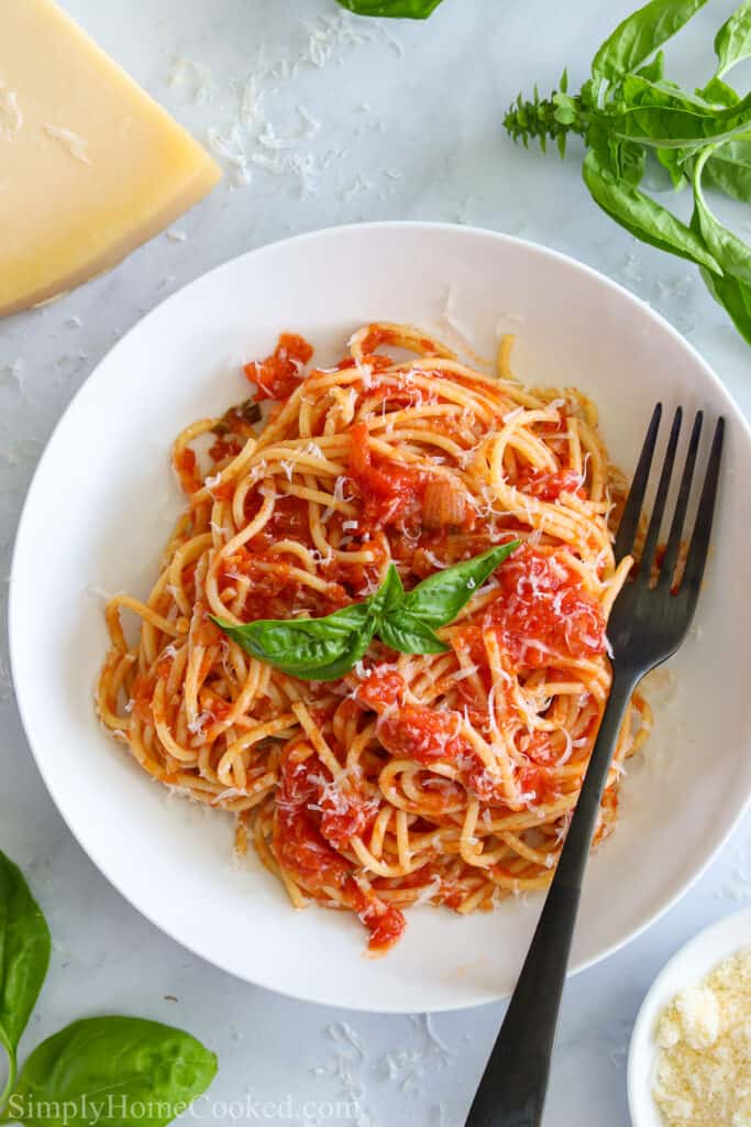 Pasta Pomodoro Recipe - Simply Home Cooked