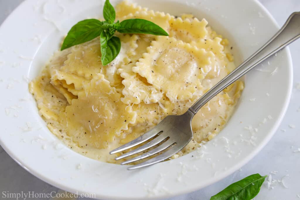 Easy Four Cheese Ravioli (15Minute Meal) Simply Home Cooked