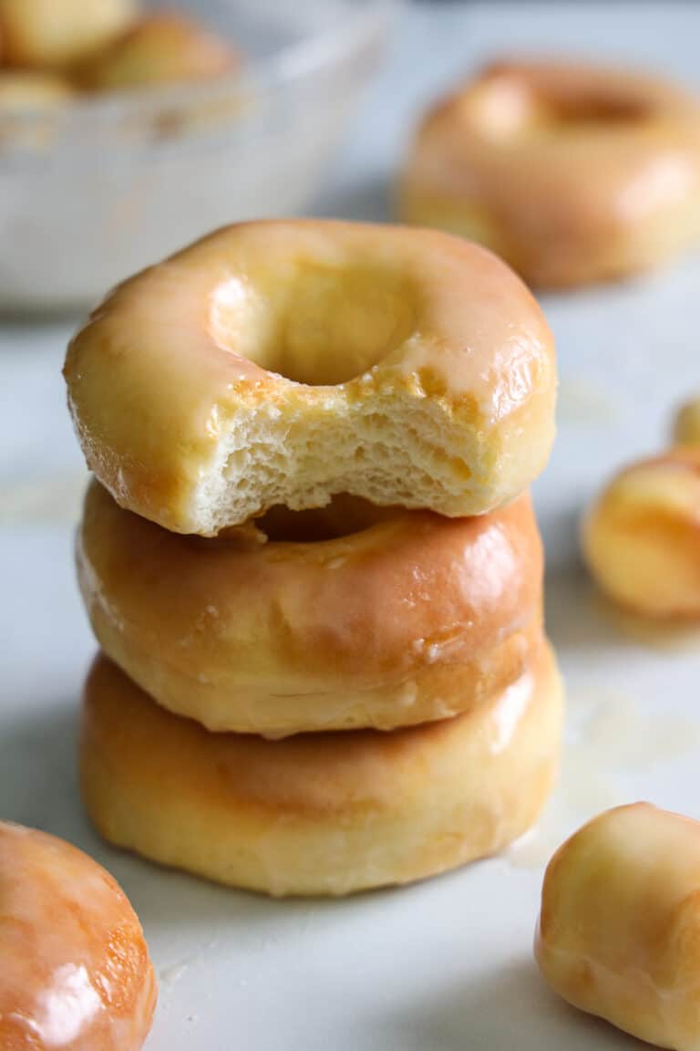 Glazed Air Fryer Donuts (from scratch) VIDEO Simply Home Cooked