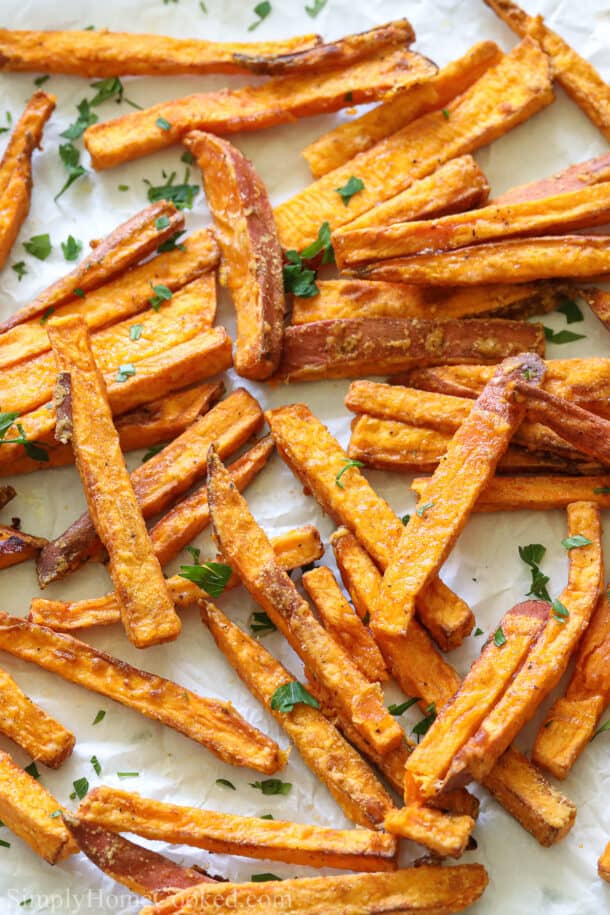 The BEST Air Fryer Sweet Potato Fries - Simply Home Cooked