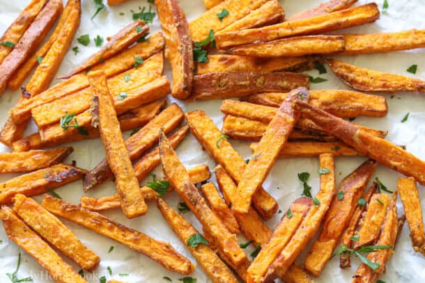 The BEST Air Fryer Sweet Potato Fries - Simply Home Cooked