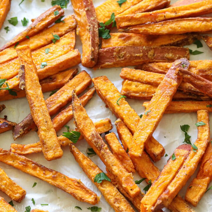 The BEST Air Fryer Sweet Potato Fries - Simply Home Cooked