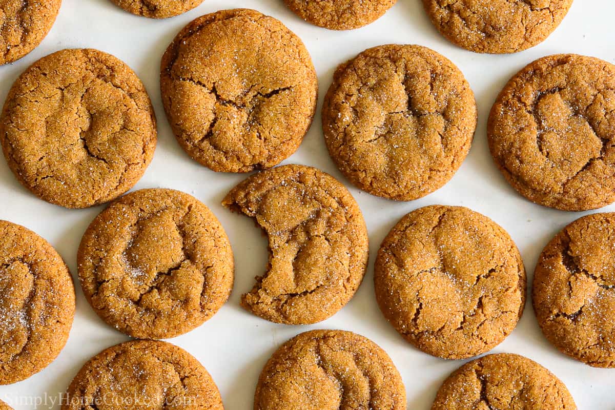 Chewy Ginger Molasses Cookies Simply Home Cooked