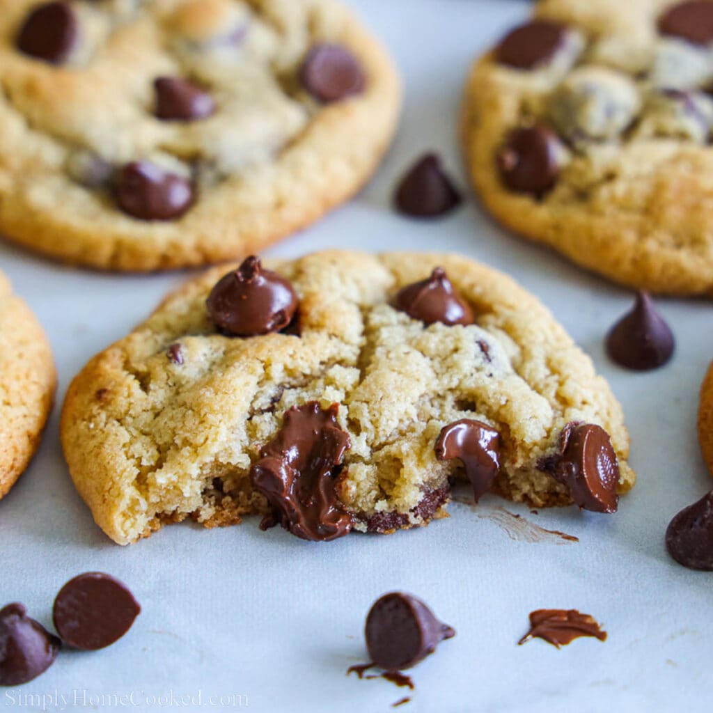 Almond Flour Chocolate Chip Cookies - Simply Home Cooked