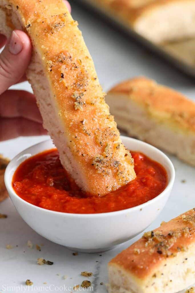 Copycat Pizza Hut Breadsticks - Simply Home Cooked