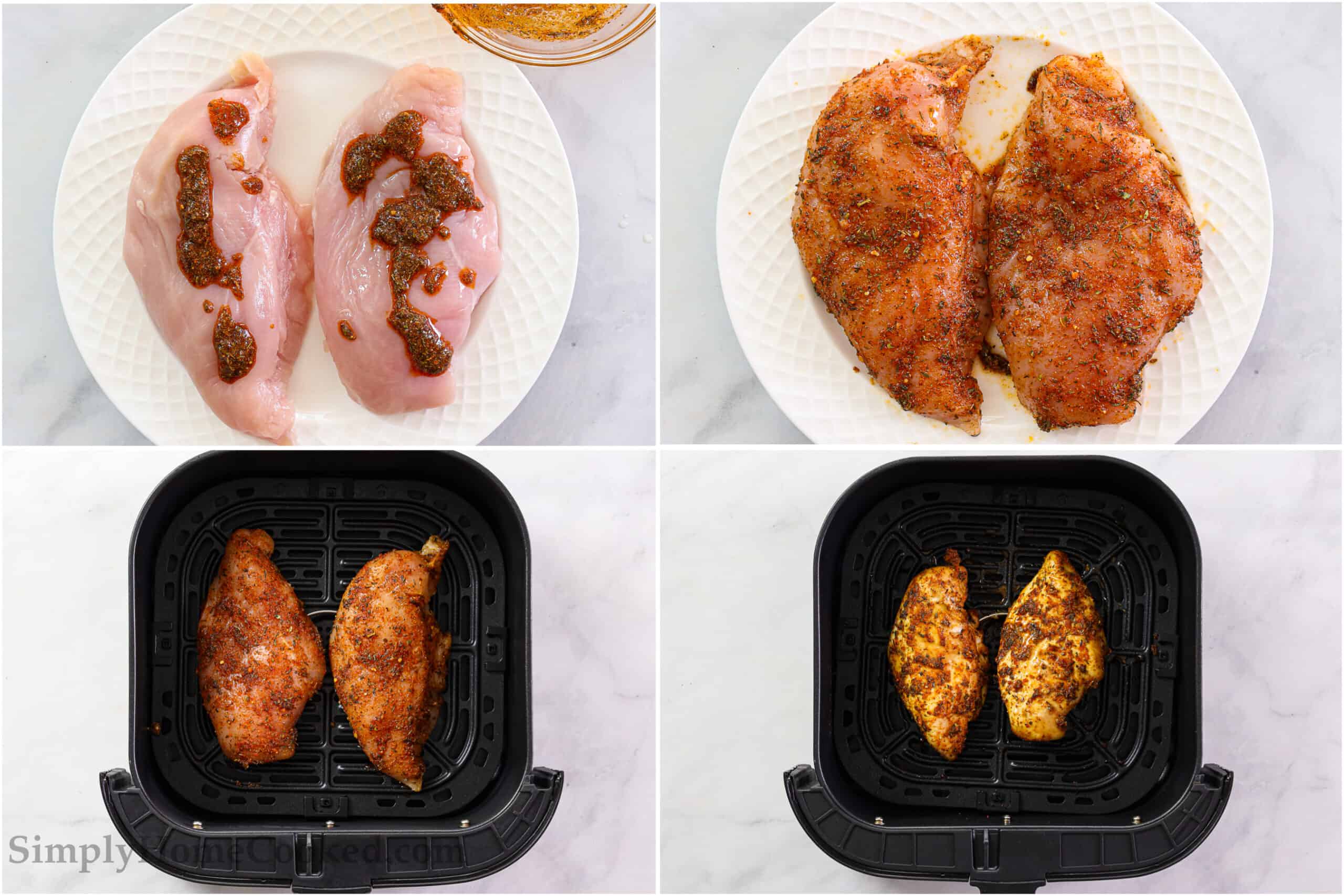 Breaded Chicken Breasts in the Pampered Chef Air Fryer 