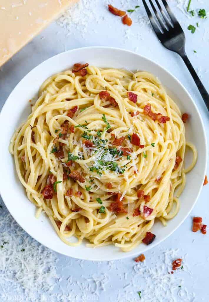 Spaghetti Carbonara Recipe - Simply Home Cooked