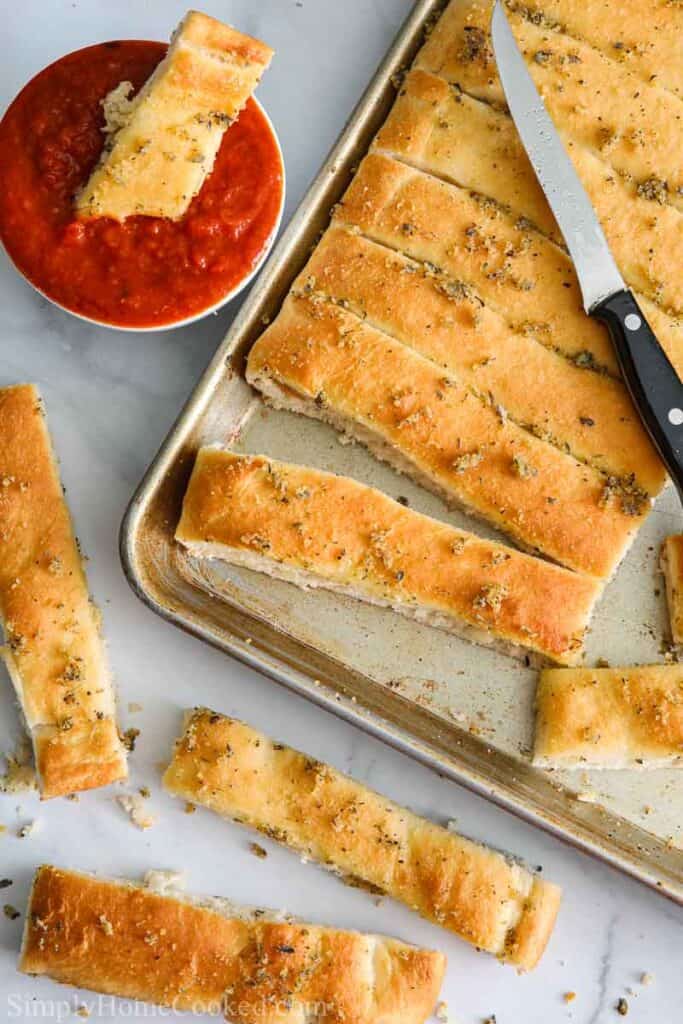 Copycat Pizza Hut Breadsticks - Simply Home Cooked