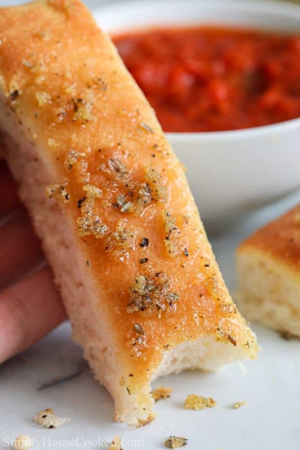 Copycat Pizza Hut Breadsticks - Simply Home Cooked