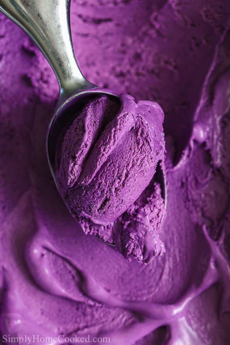 Easy Ube Ice Cream Recipe - Simply Home Cooked