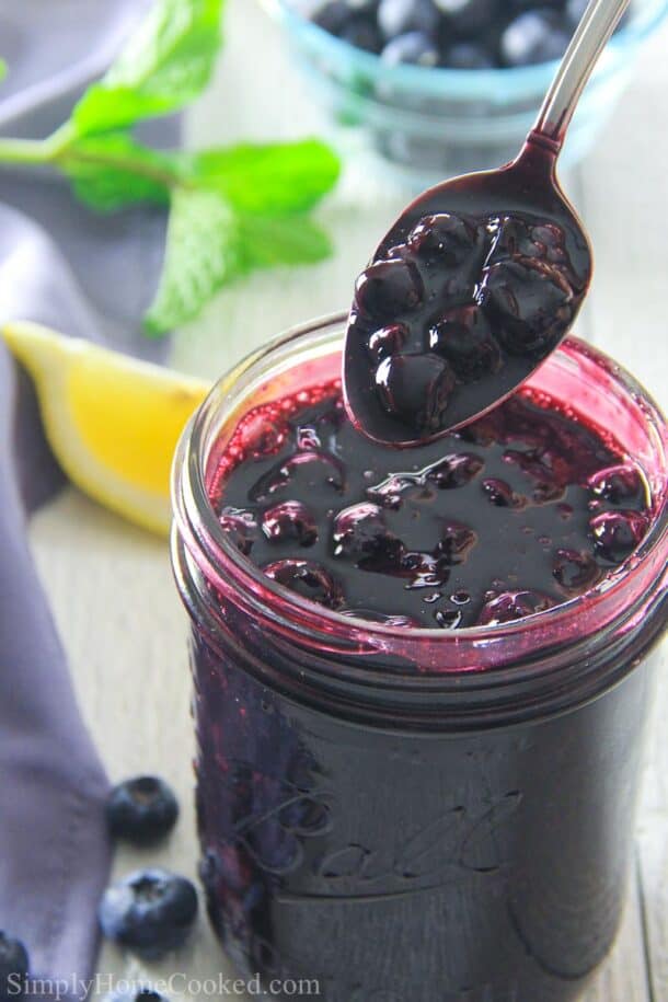 Blueberry Pie Filling - Simply Home Cooked