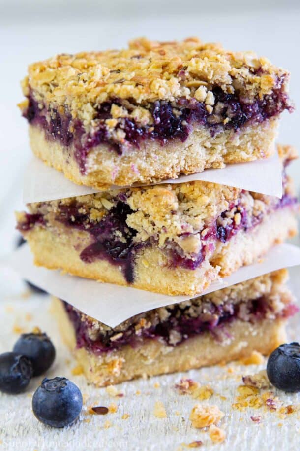 Blueberry Oatmeal Bars - Simply Home Cooked