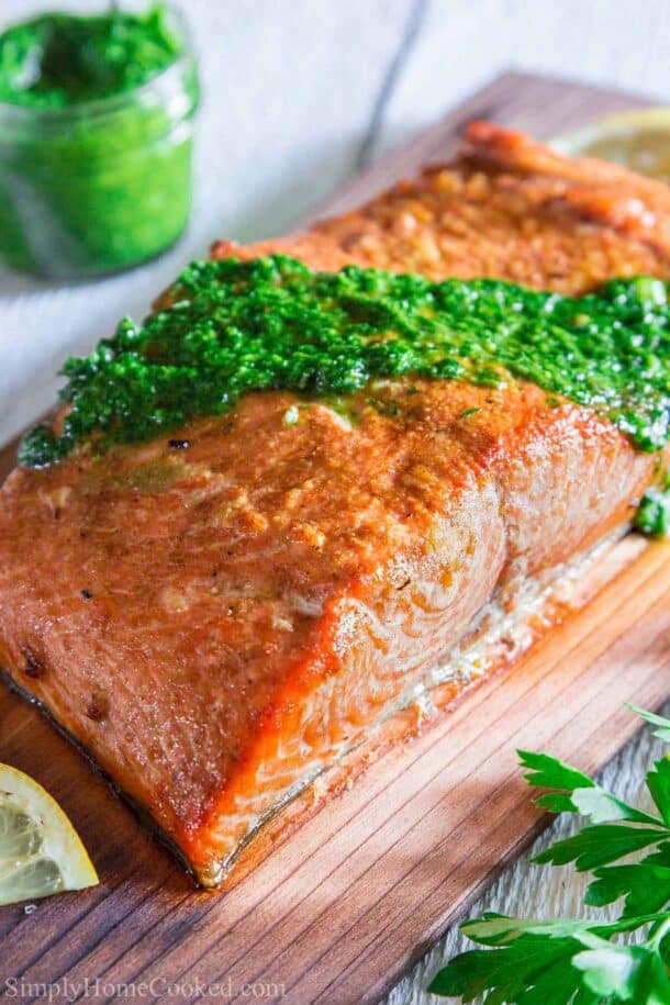 Cedar Plank Salmon Simply Home Cooked