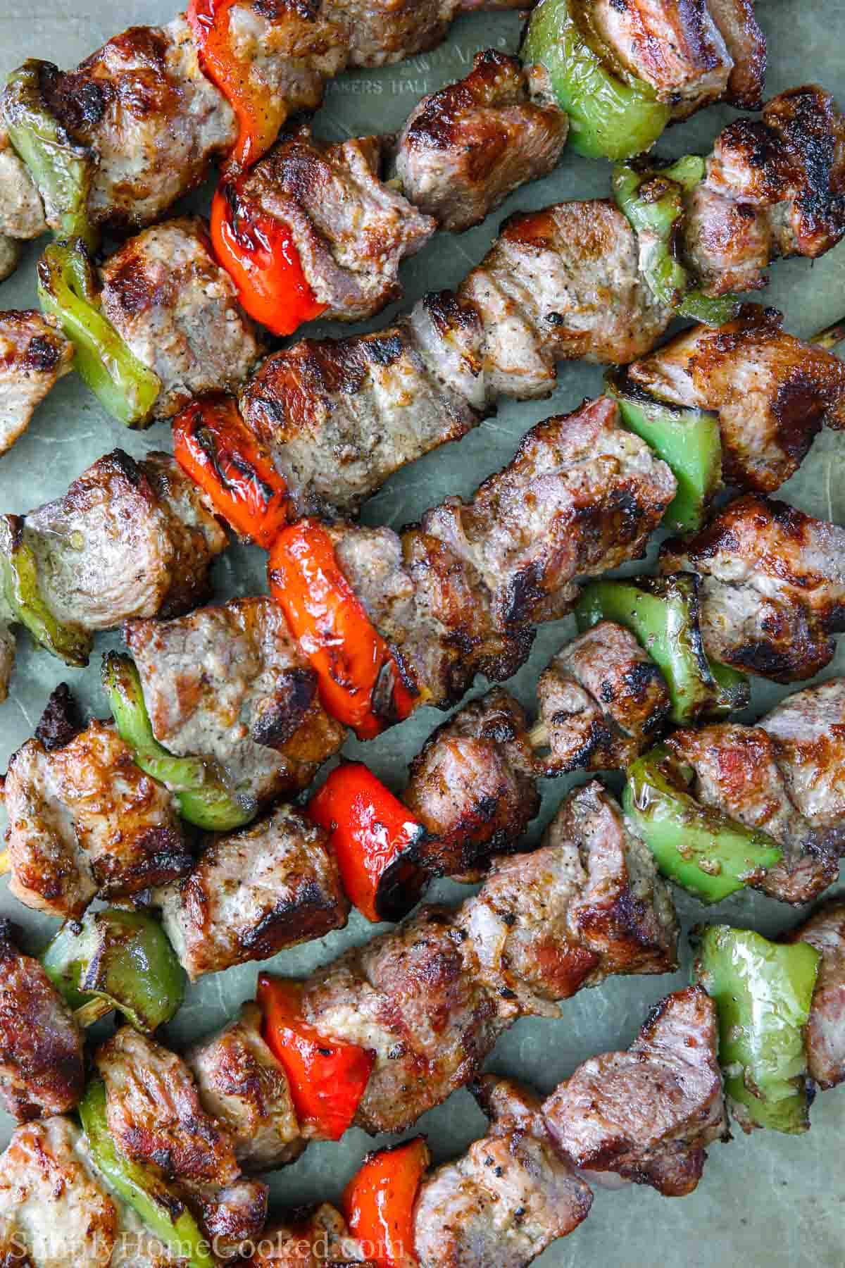 Shashlik (VIDEO) pork kabobs Simply Home Cooked