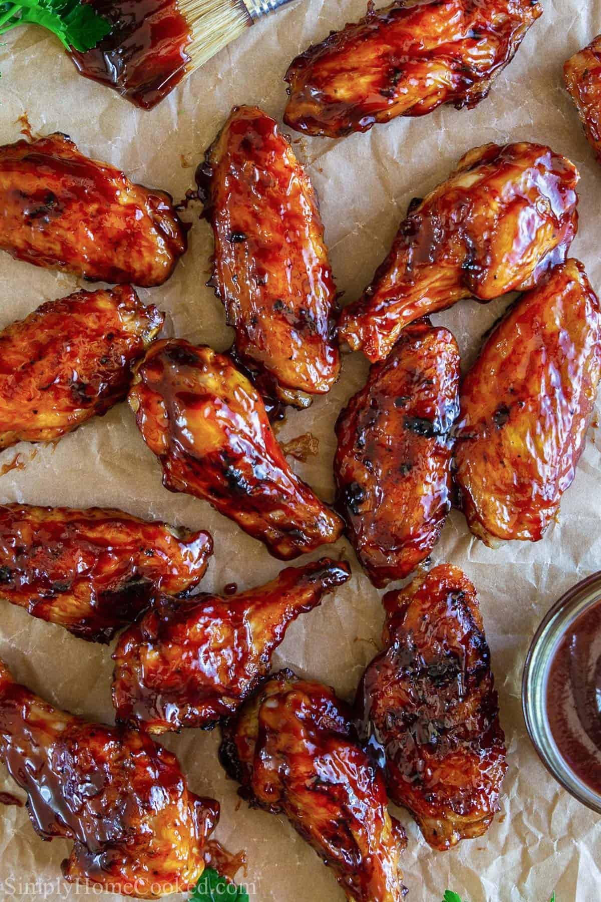 Easy BBQ Chicken Wings - Simply Home Cooked