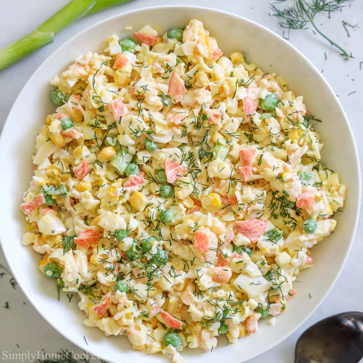 Cold Seafood Salad Recipe With Crabmeat And Shrimp Dandk Organizer