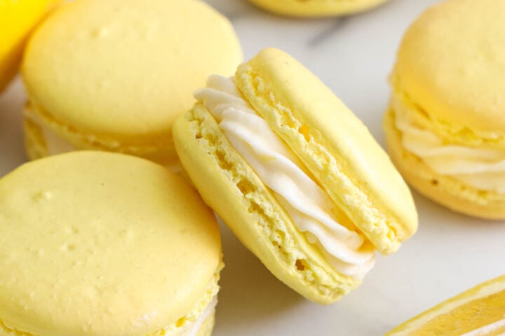 Lemon Macarons - Simply Home Cooked