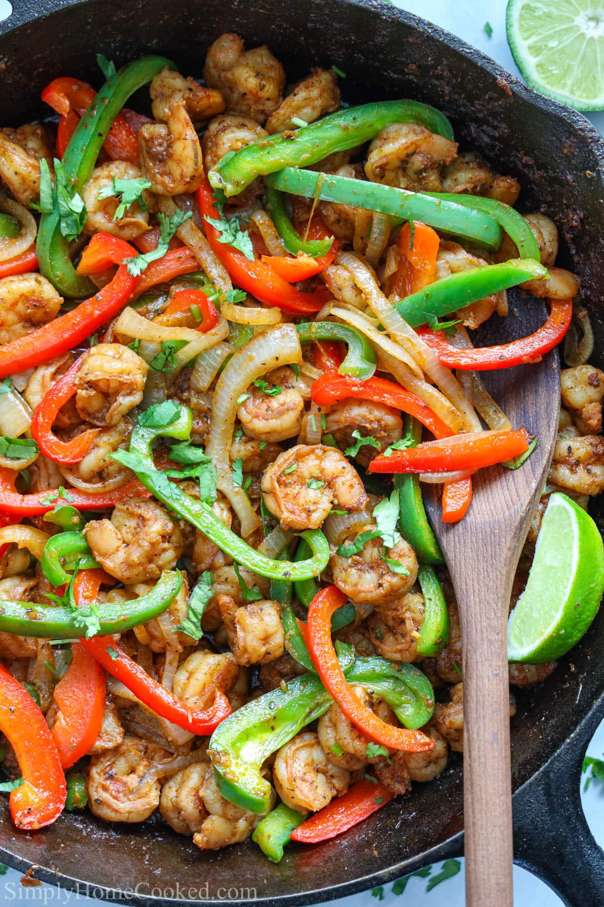 Shrimp Fajitas are simply delicious - Kitchen Wrangler