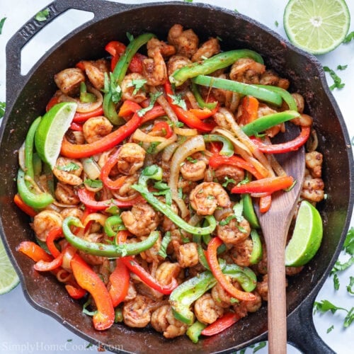 Shrimp Fajitas - Simply Home Cooked