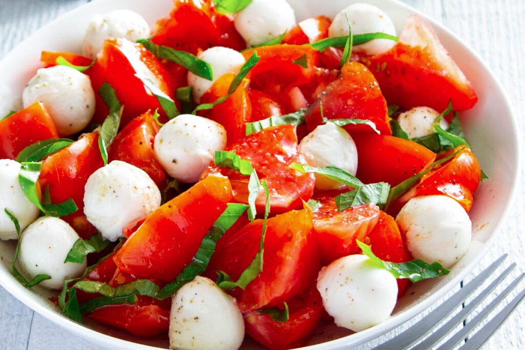 Horizontal image of Caprese Salad