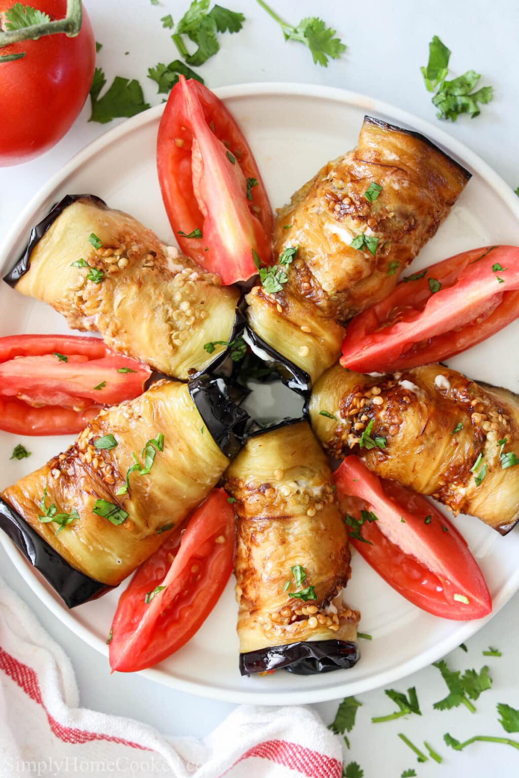 Eggplant Appetizers (Roll-ups) - Simply Home Cooked