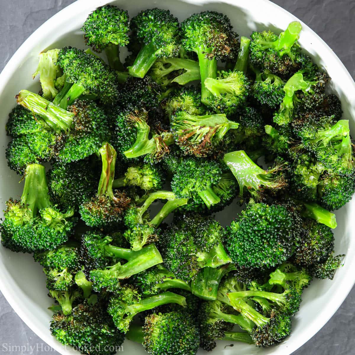 Crispy Air Fryer Broccoli - Simply Home Cooked