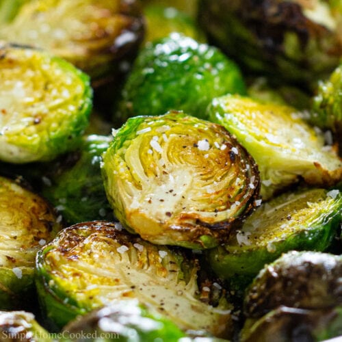 Crispy Air Fryer Brussels Sprouts - Simply Home Cooked