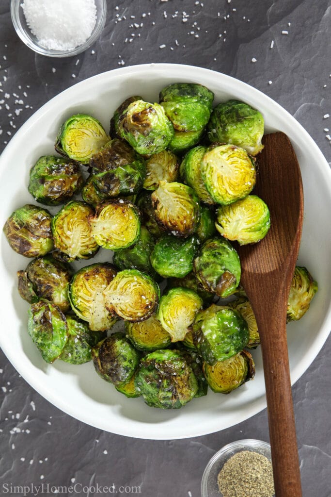 Crispy Air Fryer Brussels Sprouts - Simply Home Cooked