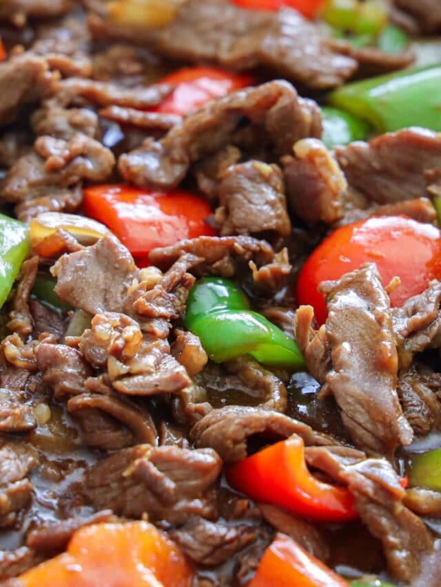 Pepper Steak - Simply Home Cooked