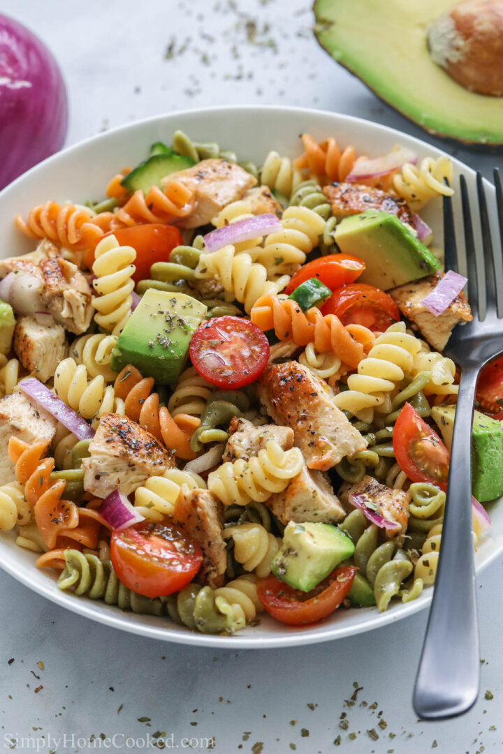 Chicken Pasta Salad - Simply Home Cooked