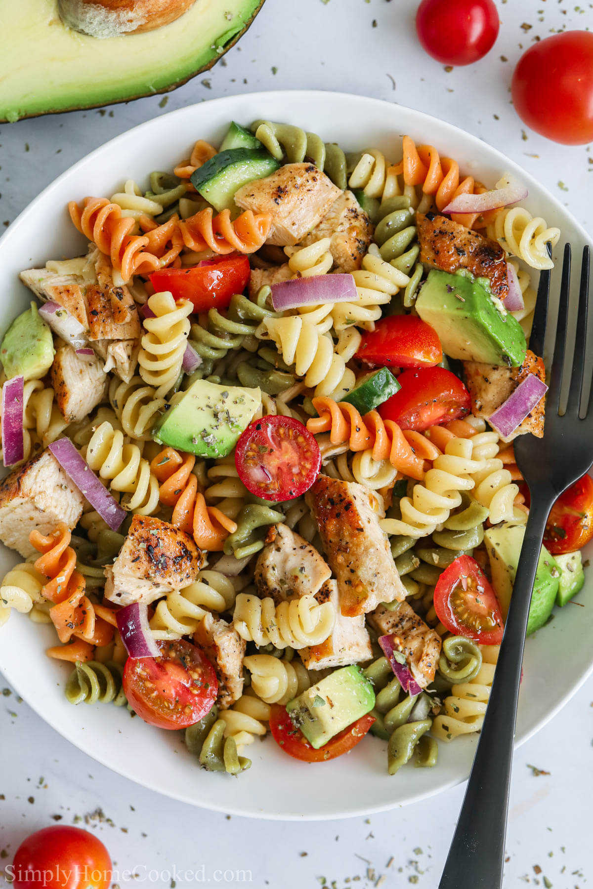 Chicken Pasta Salad - Simply Home Cooked