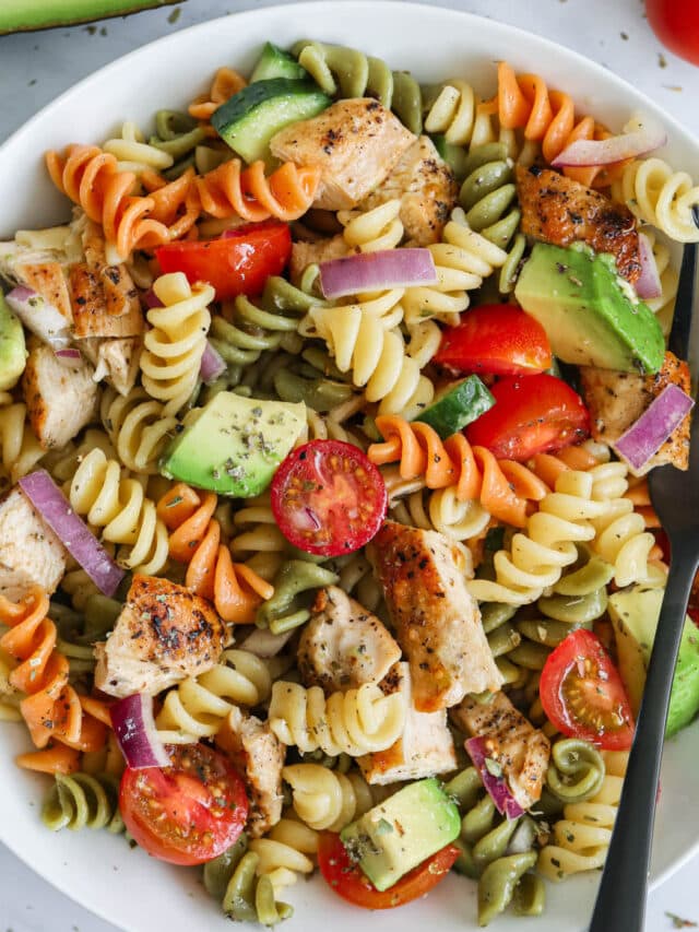 Chicken Pasta Salad - Simply Home Cooked