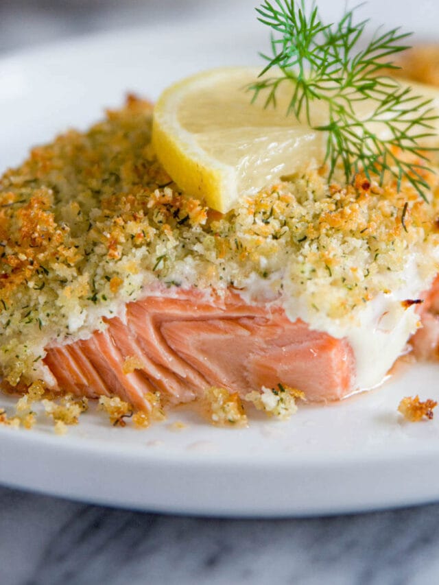 Panko Crusted Salmon - Simply Home Cooked