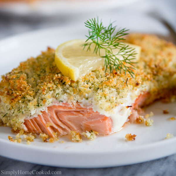Panko Crusted Salmon - Simply Home Cooked