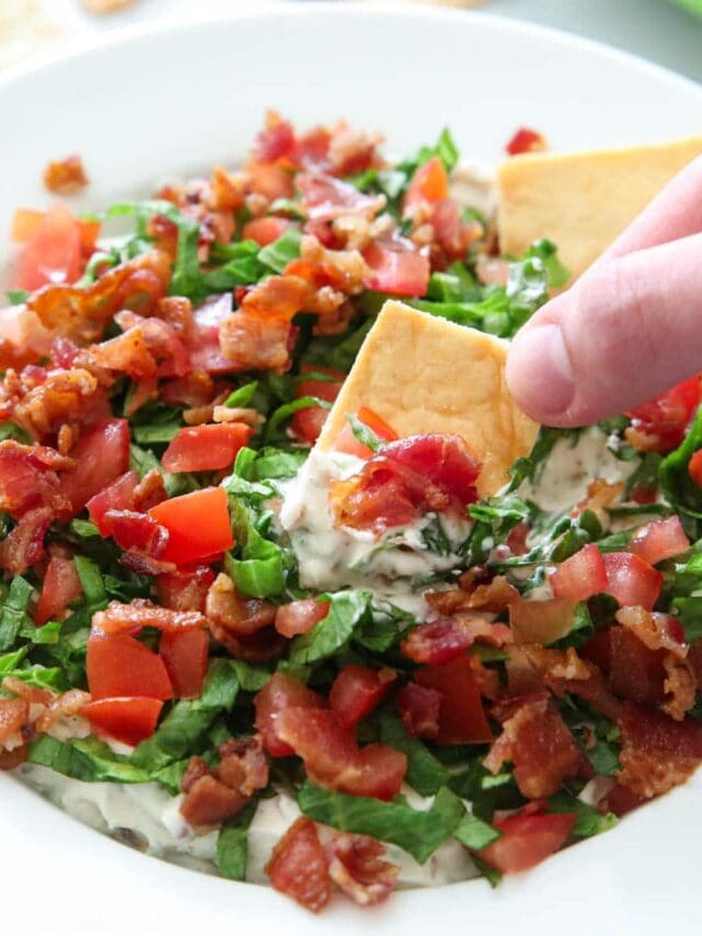 Easy BLT Dip - Simply Home Cooked