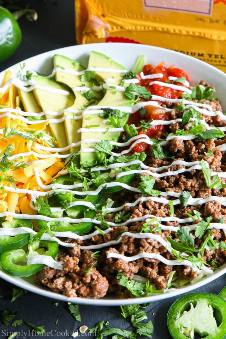 Taco Salad Recipe (VIDEO) - Simply Home Cooked