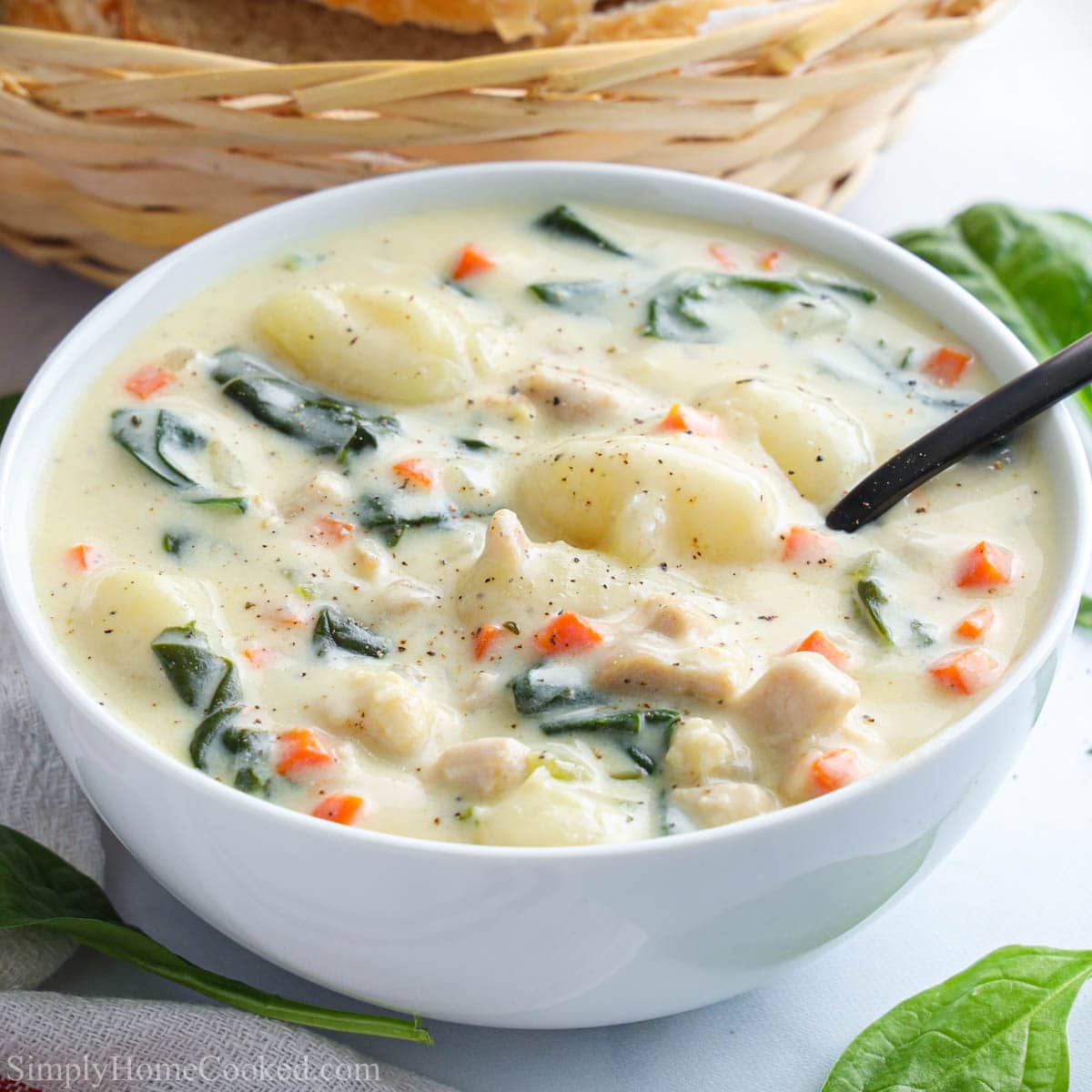 Chicken Gnocchi Soup (Olive Garden Copycat) - Simply Home Cooked