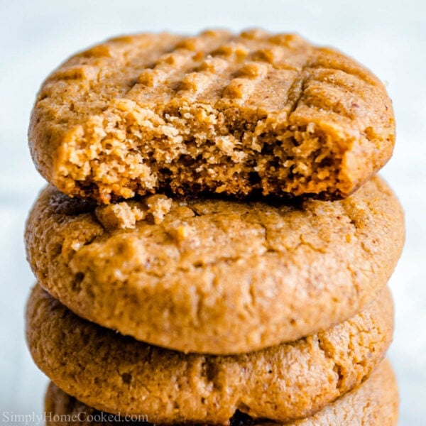 Keto Peanut Butter Cookies - Simply Home Cooked