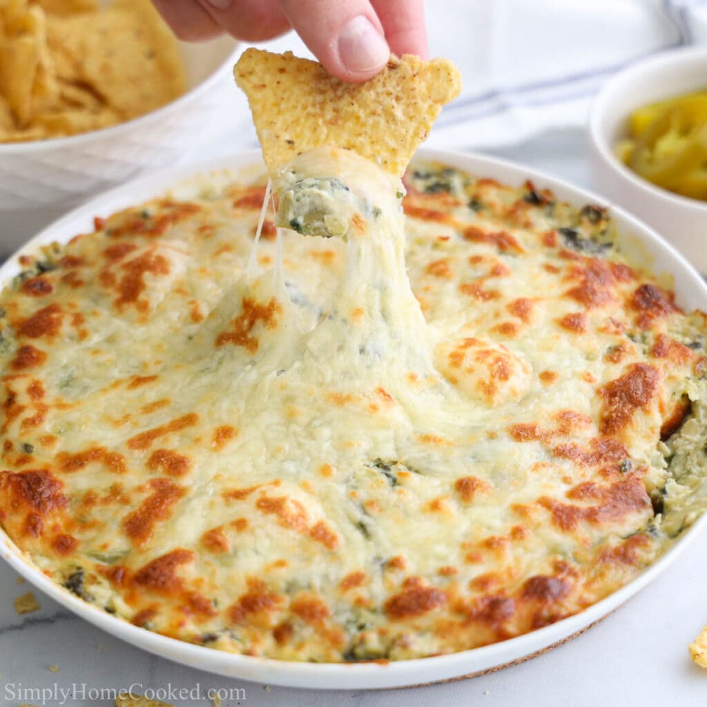 Hot Artichoke Dip - Simply Home Cooked