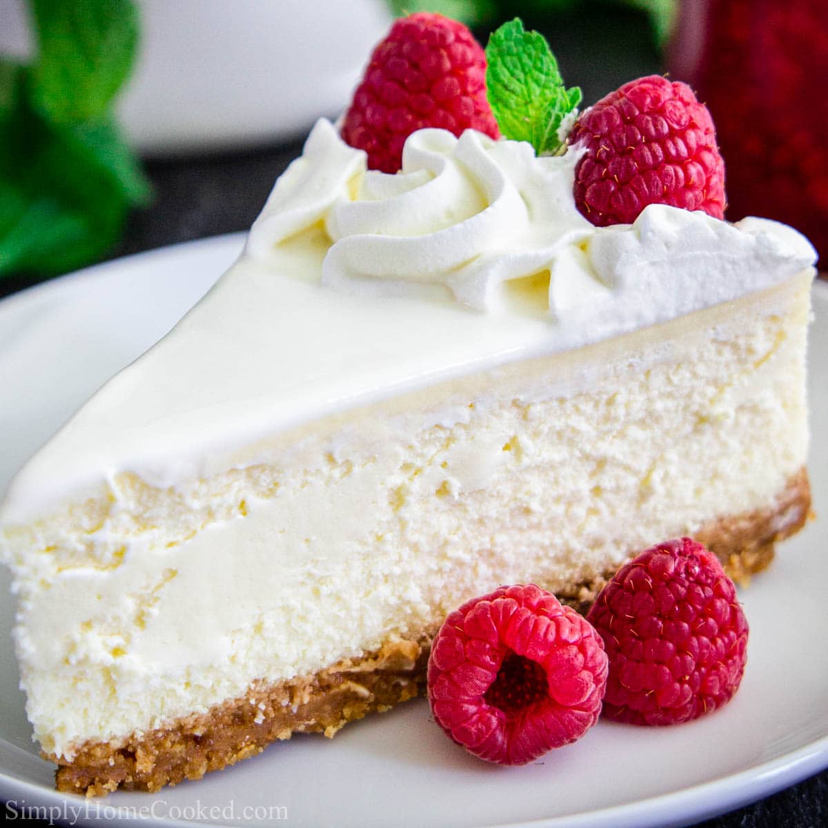 New York Style Cheesecake - Simply Home Cooked