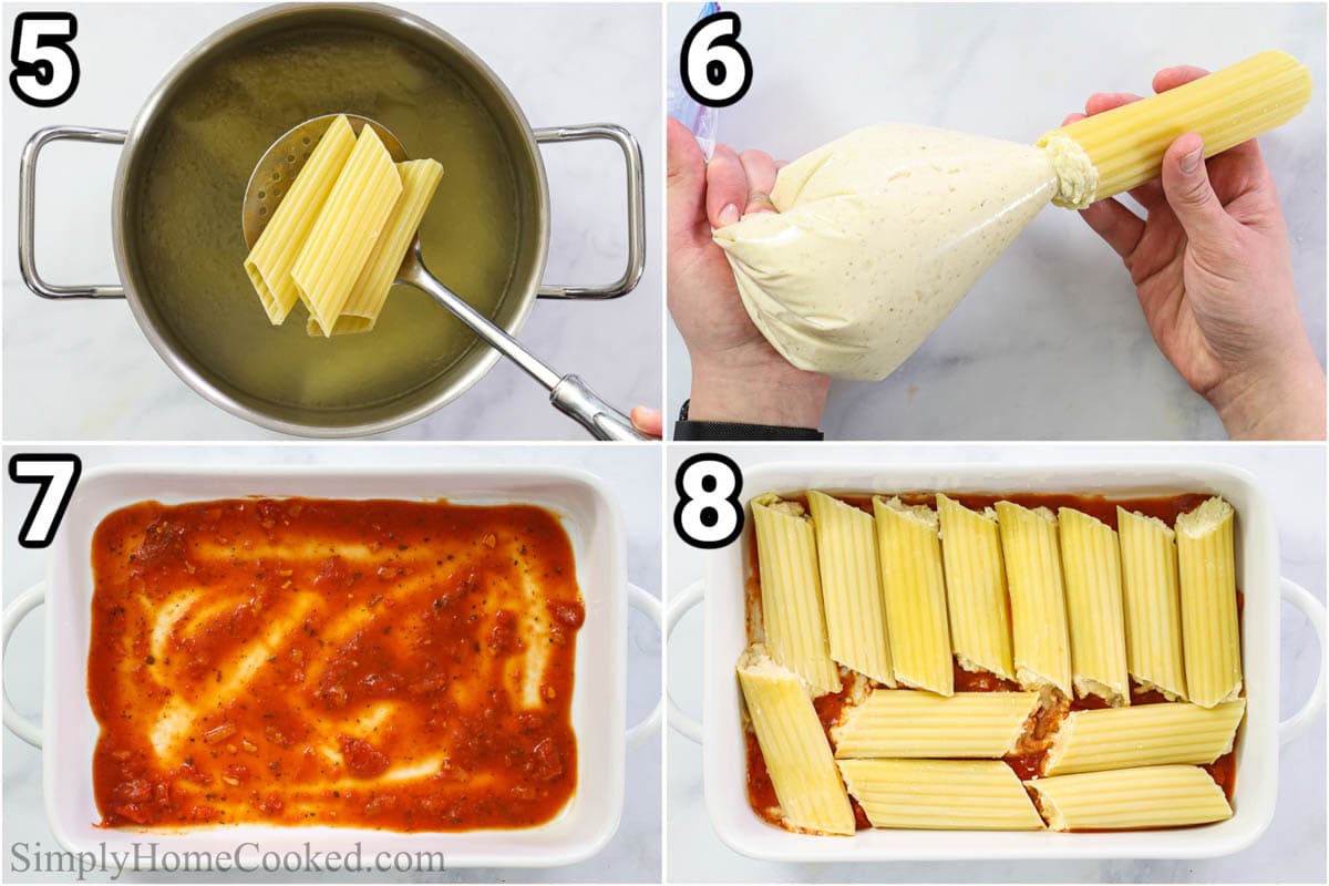Stuffed Manicotti - Simply Home Cooked