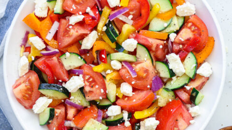 Cucumber Tomato Feta Salad