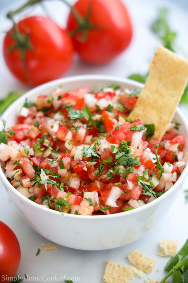 Pico de Gallo Recipe - Simply Home Cooked