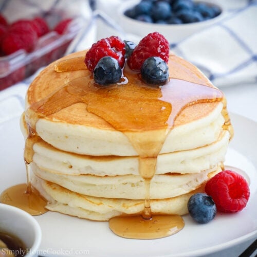 Buttermilk Pancakes - Simply Home Cooked