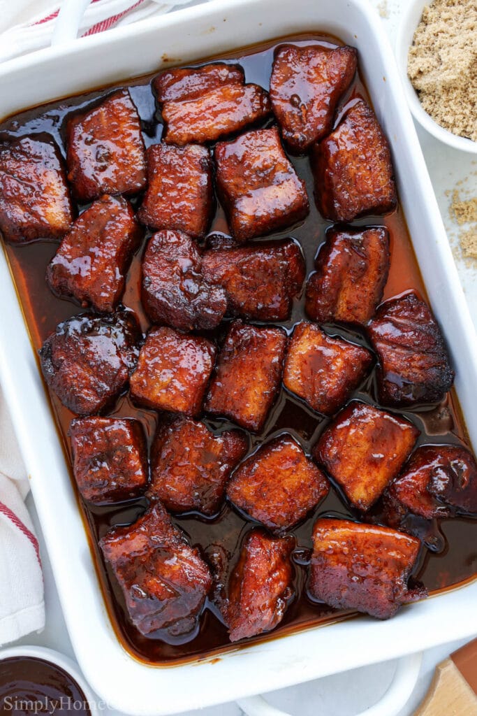 Pork Belly Burnt Ends Simply Home Cooked